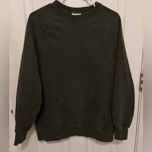 Aerie Women’s Green Oversized Sweatshirt Size XS